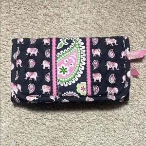 Vera Bradley Paisley and Elephant Large Wallet. NWOT